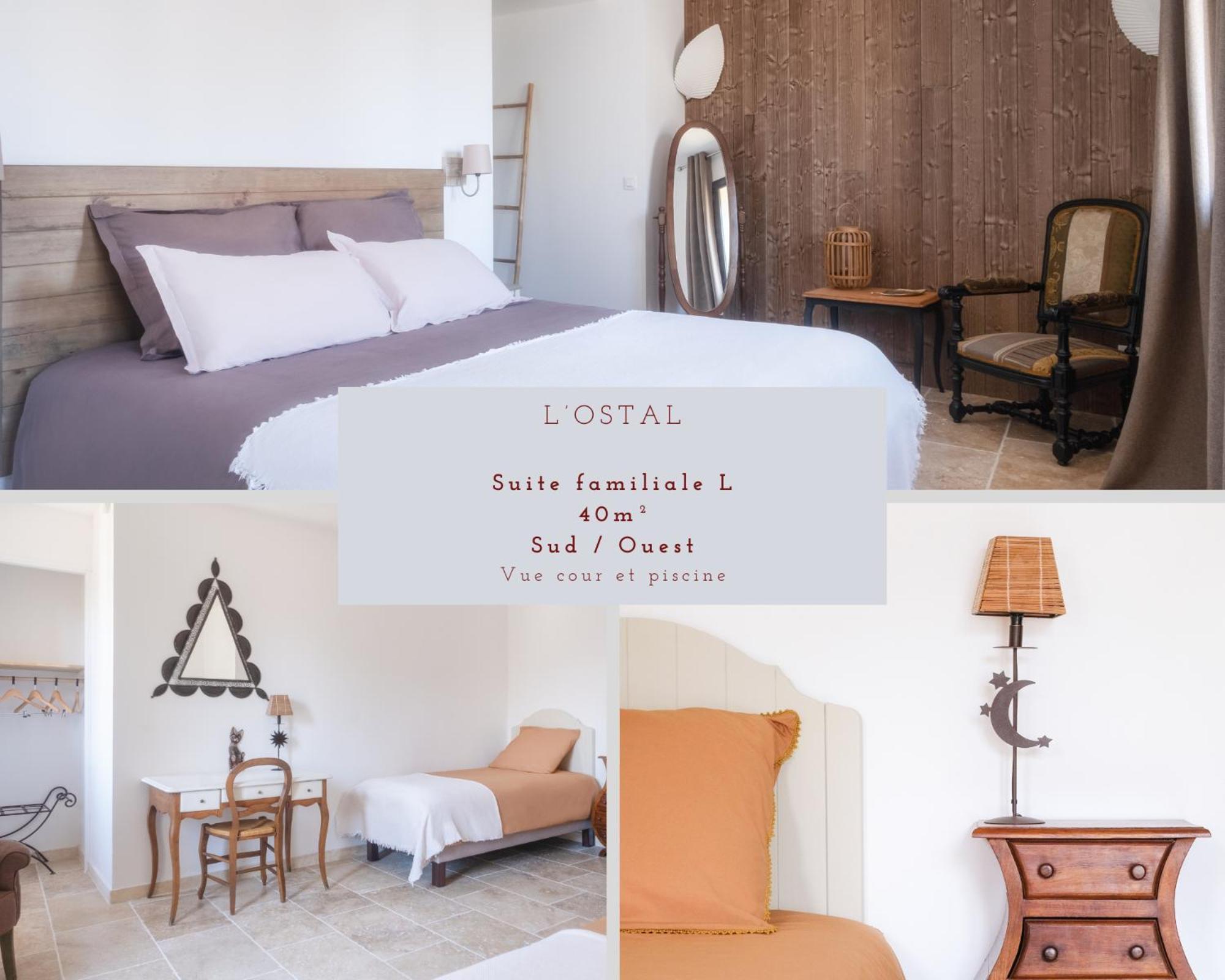 L'Ostal - Bed & Breakfast - Chambres Et Suites De 25 A 40M2 - Spa Saint-Hilaire-dʼOzilhan エクステリア 写真