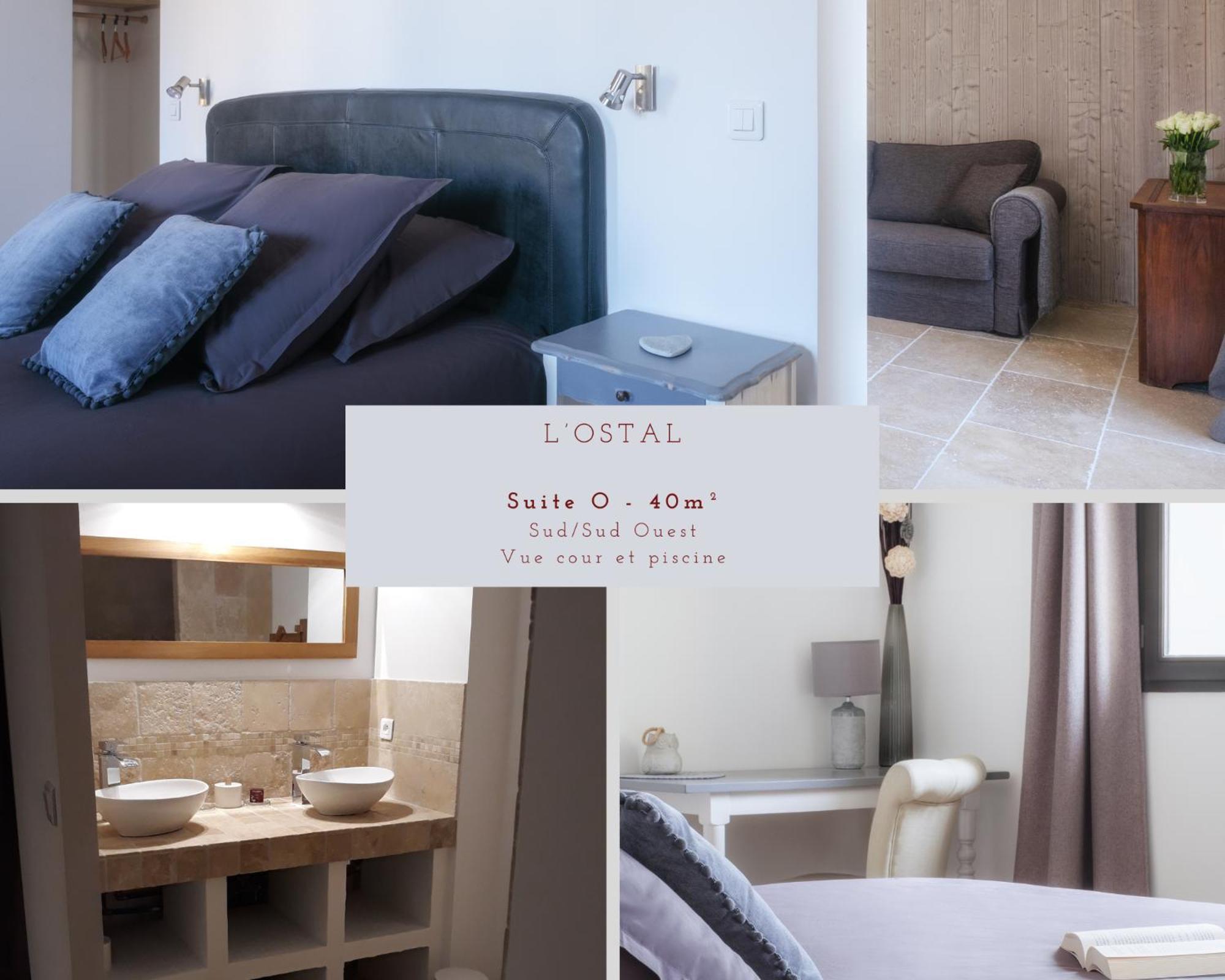L'Ostal - Bed & Breakfast - Chambres Et Suites De 25 A 40M2 - Spa Saint-Hilaire-dʼOzilhan エクステリア 写真